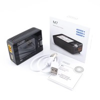 Chargeur d'équilibrage Lipo multifonctionnel ToolkitRC M7 200W 10A avec mesureur de puissance ABS pour accessoires de drones de course FPV