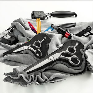 5.5 Inch LH-02 NEPURLson Japan 440C Stainless Steel Damascus New Fashion Design Beauty Barber <b>Thinning</b> Flat Tooth <b>Hair</b> <b>Scissors</b> - Product Image 3