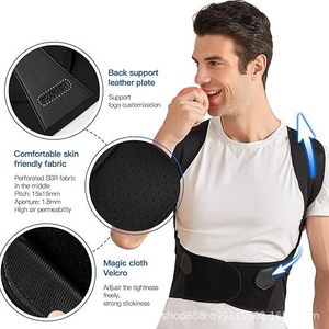 Sujetador de espalda de terapia de neopreno ajustable <span class=keywords><strong>Get</strong></span>-Fit, Corrector de postura de alta calidad, logotipo de enderezamiento Lumbar Hunback para hombres y mujeres - Product Image 5