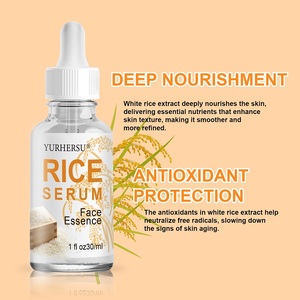 YURHERSUスキンケアフェイシャルライスセラム30ML天然ホワイトニング保湿米血清ブライトニング米エキス - Product Image 5