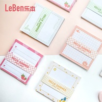 OEM Mini bloc-notes mignon personnalisé Ensemble de blocs-notes en papier magnétique pour planificateurs pour filles pour le bureau Cadeau Promotion Écriture