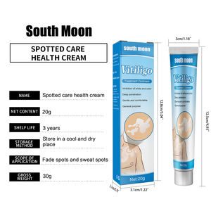 Tratamiento para el Vitiligo South Moon, Hierbas Naturales, Crema SM-046, Elimina Manchas Blancas, Tiña, Leucoplasia, Dermatitis, 20 ml - Product Image 3