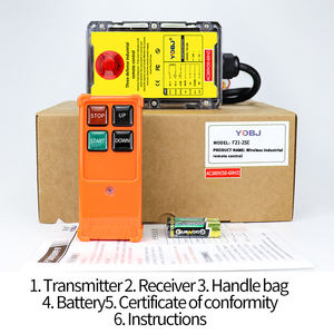 F21-2SE 단일 속도 868mhz <span class=keywords><strong>2</strong></span> 채널 크레인 펜던트 제어 스테이션에 대한 산업용 라디오 스마트 원격 제어 - Product Image 2