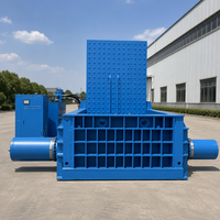 Presse à balles hydraulique horizontale pour ferraille, cuivre et acier, avec télécommande et fonctionnement programmable, directement de l'usine