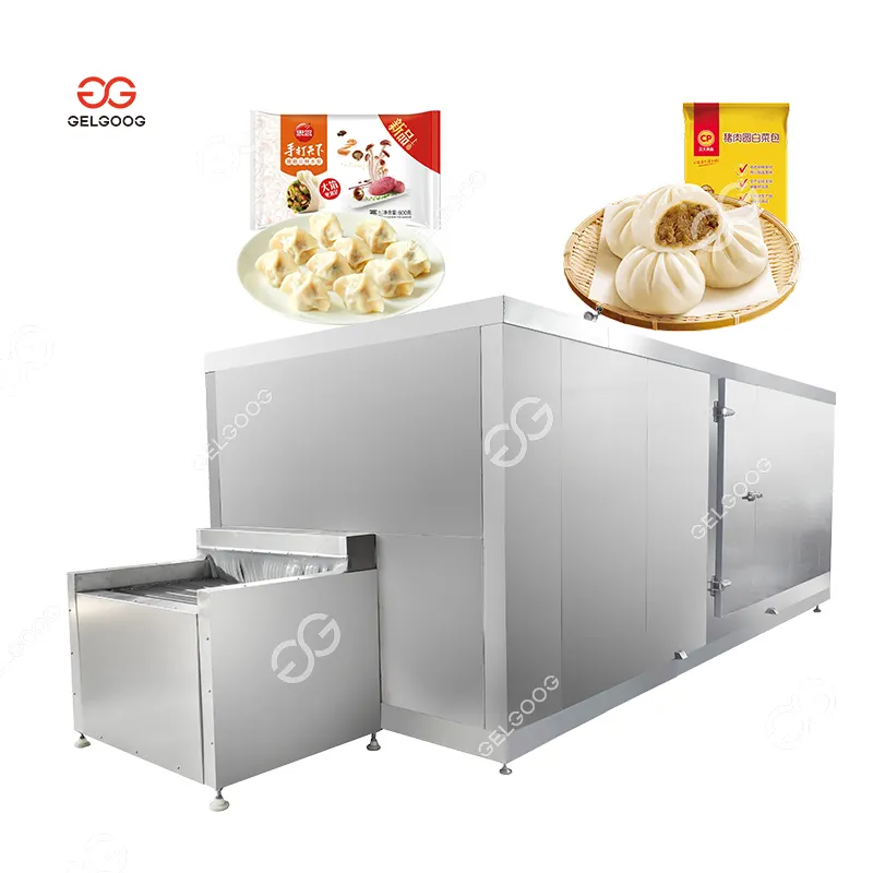 상업용 자동 냉동 피자 모모 사모사 만들기 기계 냉동 식품 만두 냉동 Siomai 기계
