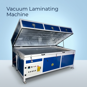 Máquina Laminadora al Vacío CNC Automática <span class=keywords><strong>Samet</strong></span> con Tapa Abatible y Calentamiento Instantáneo para Película de PVC, para Laminación de Paneles de Puertas de Acrílico y Madera - Product Image 1