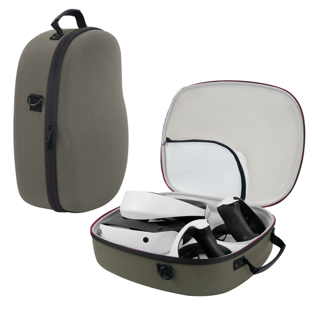 New Trend EVA Case for PSVR2 Multi-function Portable Cross-body Zipper Storage Bag for PS VR2 All-in-one VR and Gamr Accessories