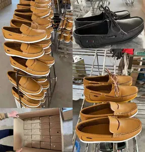 LLJ, Produsen Penjualan Langsung Sempurna Pria Kulit Moccasins Slip On Mengemudi Sepatu HSW031