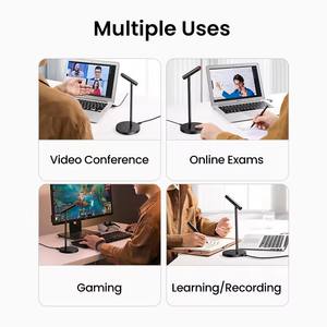 Micrófono USB UGREEN para Computadora, Omnidireccional de 360° para Streaming, Juegos, <span class=keywords><strong>YouTube</strong></span>, Podcasting, Micrófono de Escritorio con Botón de Silencio - Product Image 6