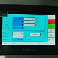 Testeur d'indice de fusion en plastique testeur de point de fusion de laboratoire avec vente en gros