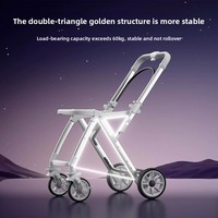 Poussette pour bébé de haute qualité Poussette pour bébé à bâton pliable et facile Landau pour bébé à prix abordables 6-36 mois Vente en gros légère