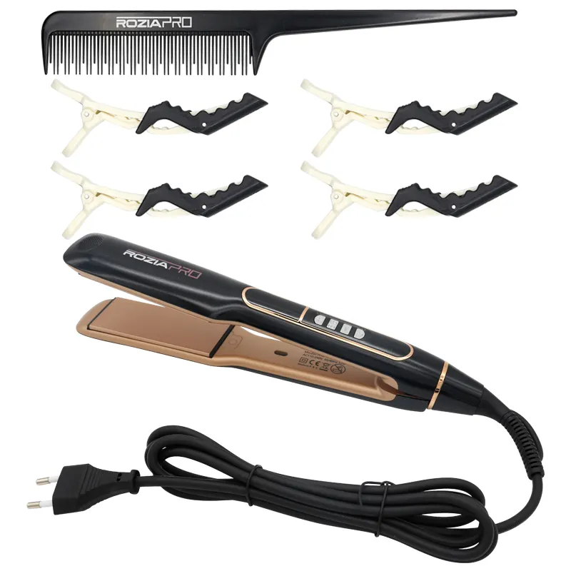Rozia steam mini rebonding best professional mini flat irons hair straightener cream iron machine hair styling tools products