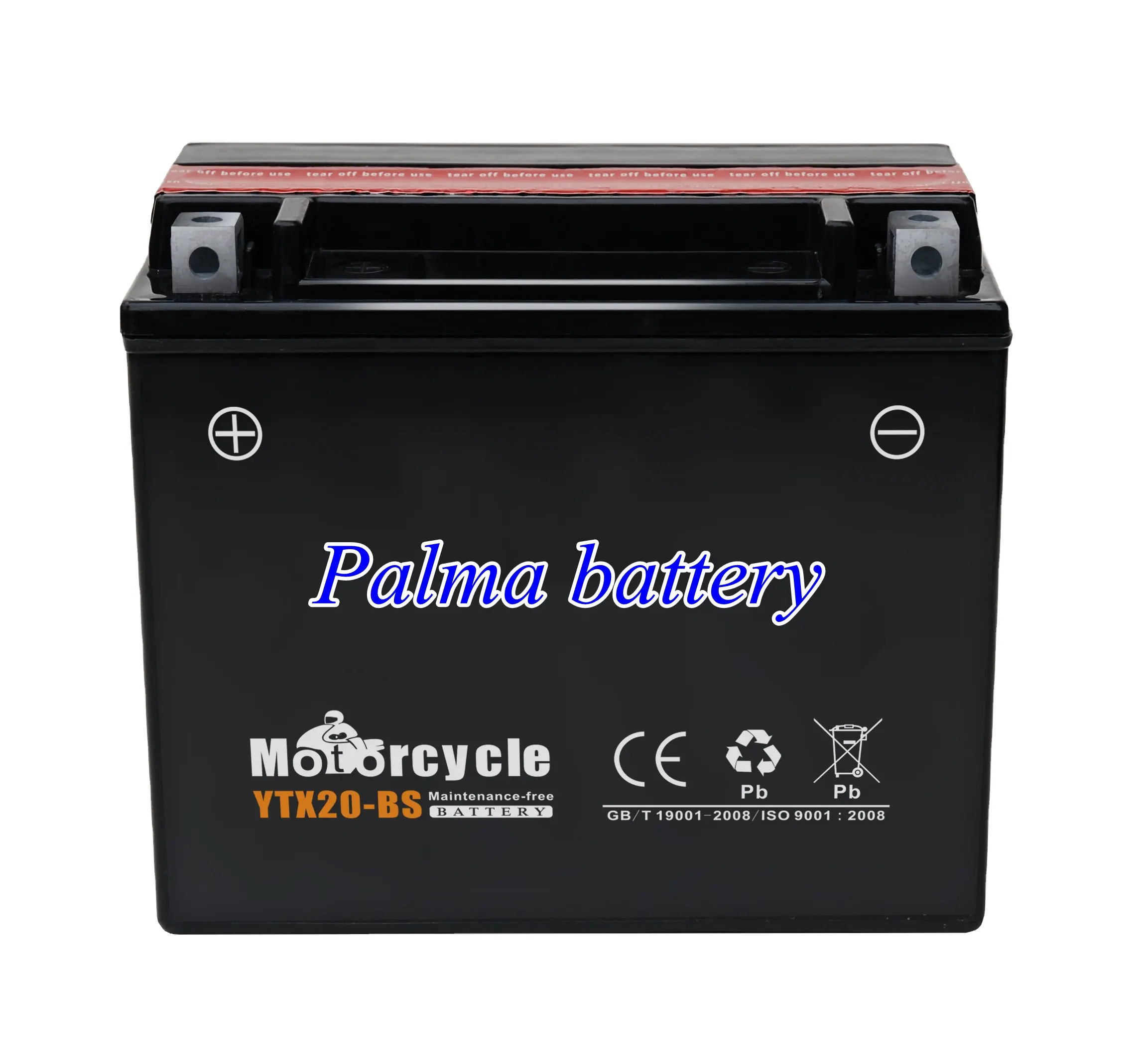 Baterai Motor YTX20L-BS 12V 20Ah, Baterai Motor dengan Kemasan Asam