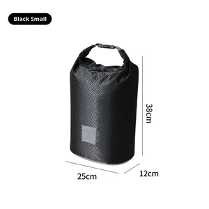 New Geometric Polyester Roll-Top Travel Clothing Storage <b>Bag</b> Three-Piece Set Waterproof Handheld Jacket <b>Compressible</b> Dustproof - Product Image 6