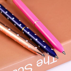 أقلام ترويجية فاخرة مخصصة من الريش الذهبي بتصميم مبتكر من الكريستال بألوان جديدة - Product Image 3