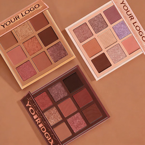 Hot Sale High Pigment <strong>Eyeshadow</strong> Oem Matte <strong>Eyeshadow</strong> Palette Vegan Vegan Dry Pressed Powder 9 Color <strong>Eyeshadow</strong> Palette Eye Shadow - Product Image 1