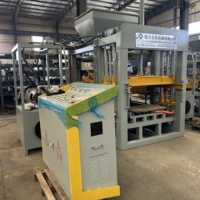 Machine automatique de fabrication de briques non cuites 4-15 pour les marchés d'Asie centrale