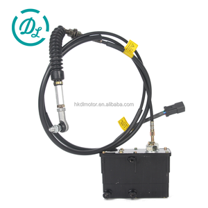 EexcavaStart Excavator Diesel Throttle Motor 21EN-32340 21EN-32300 <b>Square</b> Plug 2.2M Single Cable Replacement R210-9 R225-9 - Product Image 1
