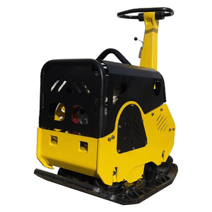 Compacteur à plaques diesel Lifan, moteur haute puissance, machine de compactage d'asphalte, jaune - Product Image 4
