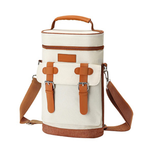 Sac isotherme portable personnalisable pour 2 bouteilles, étanche, en polyester, pour vin, bière, champagne - Product Image 5