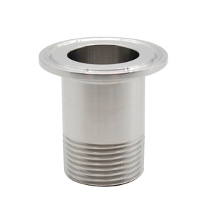 Raccordo Sanitario Zorro/Sellena <span class=keywords><strong>SS</strong></span> 304 con Testa Esagonale Filettata Maschio, Adattatore Tri-Clamp DN15-50 da 1/4" a 2" - Product Image 5