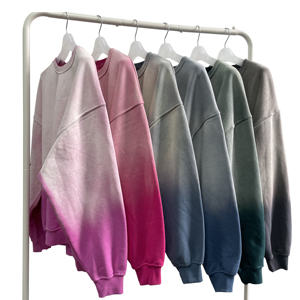 Custom Logo Front Womens Long Oversized Custom Fit Hoodie Cotton Eco-Friendly Breathable Knitted Streetwear <b>Crewneck</b> - Product Image 5