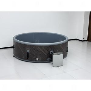 <span class=keywords><strong>Jacuzzi</strong></span> Inflable de Madera para Exterior, Diseño Nuevo, Venta al por Mayor de Fábrica, Spa con Masaje para 2-4 Personas, Bañera de Hidromasaje para Jardín - Product Image 5