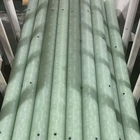 Tube creux isolant en fibre de verre FR4 G10 époxy sans alcali, enroulé sur mesure avec filament 3641, haute tension, non conducteur