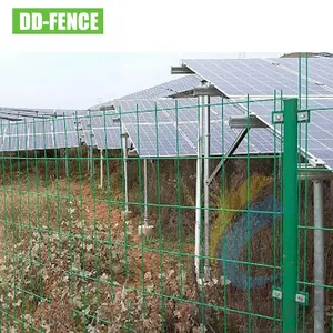 Esperienza recinzione in rete saldata ad alta sicurezza recinzione perimetrale della stazione Base dell'azienda agricola solare con un prezzo competitivo