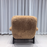 Fauteuil d'angle en bois massif de style français, OEM, canapé simple rembourré en éponge pour appartement, centre commercial, salon, hôtel