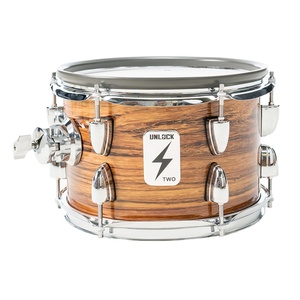 Professionnel 10 pouces jaune <span class=keywords><strong>Tom</strong></span>-<span class=keywords><strong>Tom</strong></span> tambour roulement bord Studio/Gig prêt Remo tête Roland/Yamaha accessoire d'instrument de musique - Product Image 1