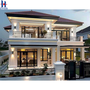 Hotel Diseño residencial Estructura de acero Edificio Mansión de lujo Villa moderna - Product Image 3