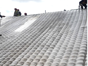 Matelas géotextile Fabriform Geofabriform en polyester, design <span class=keywords><strong>nid</strong></span> <span class=keywords><strong>d</strong></span>'<span class=keywords><strong>abeille</strong></span> moderne pour le contrôle de l'érosion des berges de rivière, le drainage des barrages et les jardins - Product Image 5