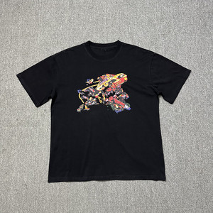 T-shirt en coton personnalisé, impression graphique OEM, streetwear, tee-shirt décontracté pour homme - Product Image 5