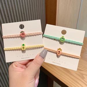 Coleteros de Pelo Estilo Coreano, de Goma Suave y Elástica, para Mujer, Estilo Casual, Colores Variados, Estilo Aleatorio - Product Image 2