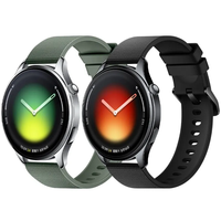 Bracelet de sport de remplacement de 22 mm pour Xiaomi Watch 5, style officiel, bracelet de montre en silicone texturé