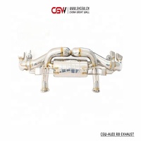 Silencieux d'échappement Growling Sound avec soupapes à vide pour Audi R8 V10 5.2 Plus année 2017-2019 Catback