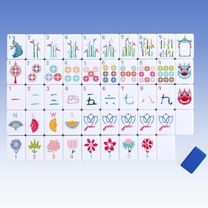 Nuove Tessere di Mahjong Americane Personalizzate di Design Moderno e Lussuoso in Melamina a Doppio Strato con Stampa, Carte da Gioco per Intrattenimento - Product Image 5