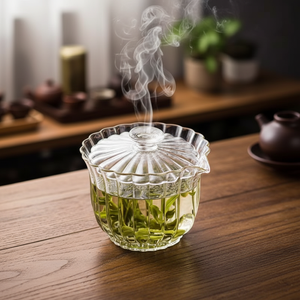 Taza de Té de Vidrio de Borosilicato de Alta Calidad, Diseño de Oso Adorable, Tapa, Capacidad de 200 ml, Estilo Moderno, Directo de Fábrica con 41 Años de Experiencia - Product Image 4