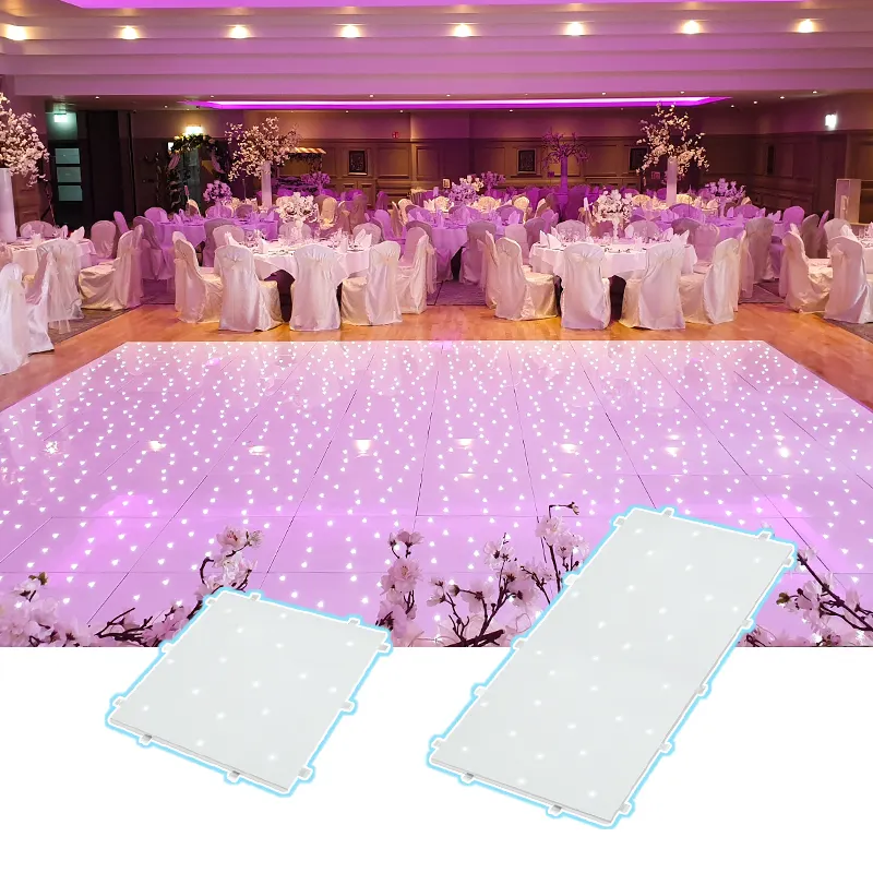 LED estrella inalámbrica pista de baile boda fiesta piso etapa LED Paneles de pista de baile
