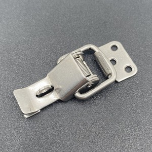 Chiusura a Scatto in Acciaio Inox Zincato, Chiusura a Molla per Lucchetto, Confezione in Cartone, Scatola di Sicurezza - Product Image 4