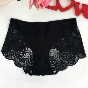 Hot Selling 95%Bamboo/5%Spandex Young Ladies Lace Bamboo Underwear Women underwear