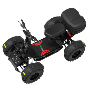 สกู๊ตเตอร์สี่ล้อความเร็วสูง ATV 10000W 60V 60Ah พับได้ กันน้ำ ระบบกันสะเทือนเต็มรูปแบบ รับน้ำหนัก 300 กก. ความเร็ว 55 กม./ชม. - Product Image 5