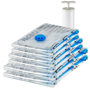 <span class=keywords><strong>Sacchetti</strong></span> di stoccaggio <span class=keywords><strong>sottovuoto</strong></span> <span class=keywords><strong>per</strong></span> vestiti e <span class=keywords><strong>trapunte</strong></span> con cerniera, includono valvola a vuoto, taglie Multiple, trasparenti, piccole medie grandi - Product Image 1