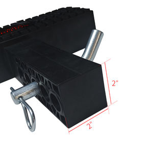 عتبة سحب AMBITION بمقاس 2 بوصة، واقي صدمات عالمي مضاد للانزلاق، حمولة قصوى 600 رطل للمقطورات وشاحنات السحب والشاحنات الصغيرة وسيارات الدفع الرباعي - Product Image 6