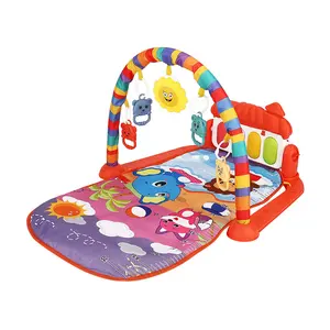 Folding Baby Crawling Pedal Piano Play Mat Gym Animal Activities Musical Gym Playmat Toys