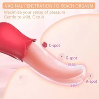 STELLAR PATH Rose Tongue Silikon-Vibrator Klitoris-Sauger & Brustwarzen-Stimulator Massagegerät Innovatives Design