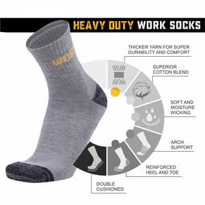 Chaussettes <span class=keywords><strong>de</strong></span> <span class=keywords><strong>Travail</strong></span> Épaisses et Chaudes en Coton <span class=keywords><strong>de</strong></span> Bambou pour Hommes, Meilleure Vente, Qualité Supérieure Garantie - Product Image 3