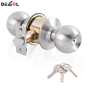 <span class=keywords><strong>Cerradura</strong></span> de <span class=keywords><strong>Pomo</strong></span> de Puerta <span class=keywords><strong>con</strong></span> Pestillo de Acero Inoxidable de la Mejor Calidad, <span class=keywords><strong>con</strong></span> 3 Llaves para Puerta de Privacidad, Proveedor Chino - Product Image 2