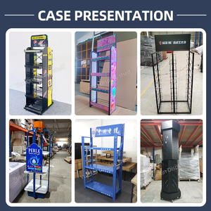 YX cửa hàng siêu thị dây lưới giá tùy chỉnh Kệ sắt cửa hàng bán lẻ hiển thị đứng giá - Product Image 6